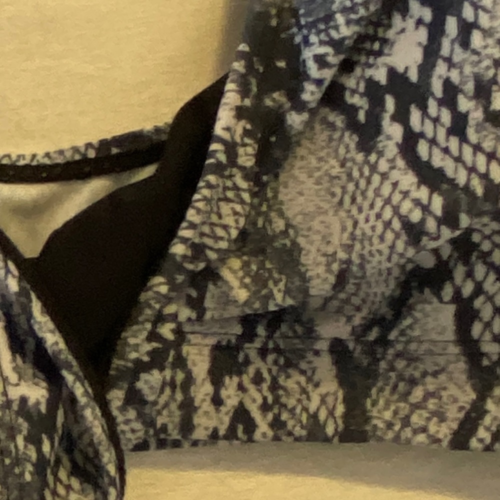 NWT Cover Girl 2-Piece Bikini Set Snakeskin  Ladies 14 - Picture 7 of 14
